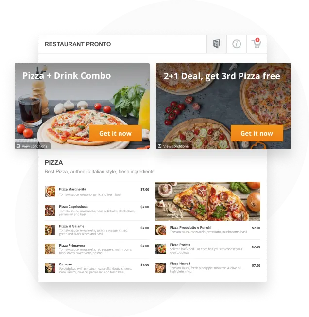 Veneza Pizzaria Agora Está no Portal MenuDino com um Site Próprio - Blog do  MenuDino - Site e Aplicativo Delivery para Restaurantes